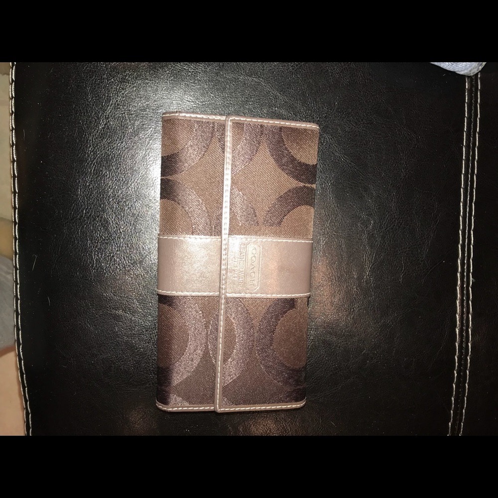 Coach brown wallet